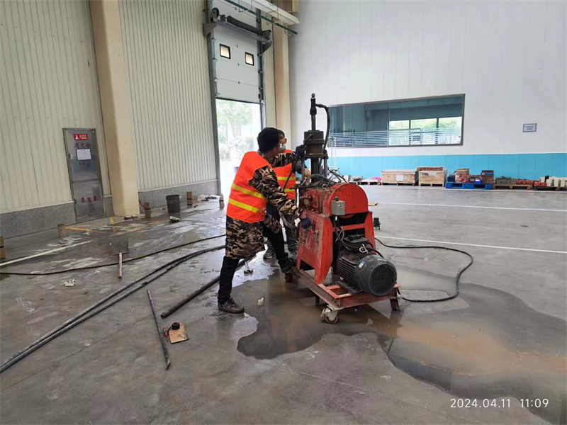 三明厂房地面下沉塌陷注浆加固施工